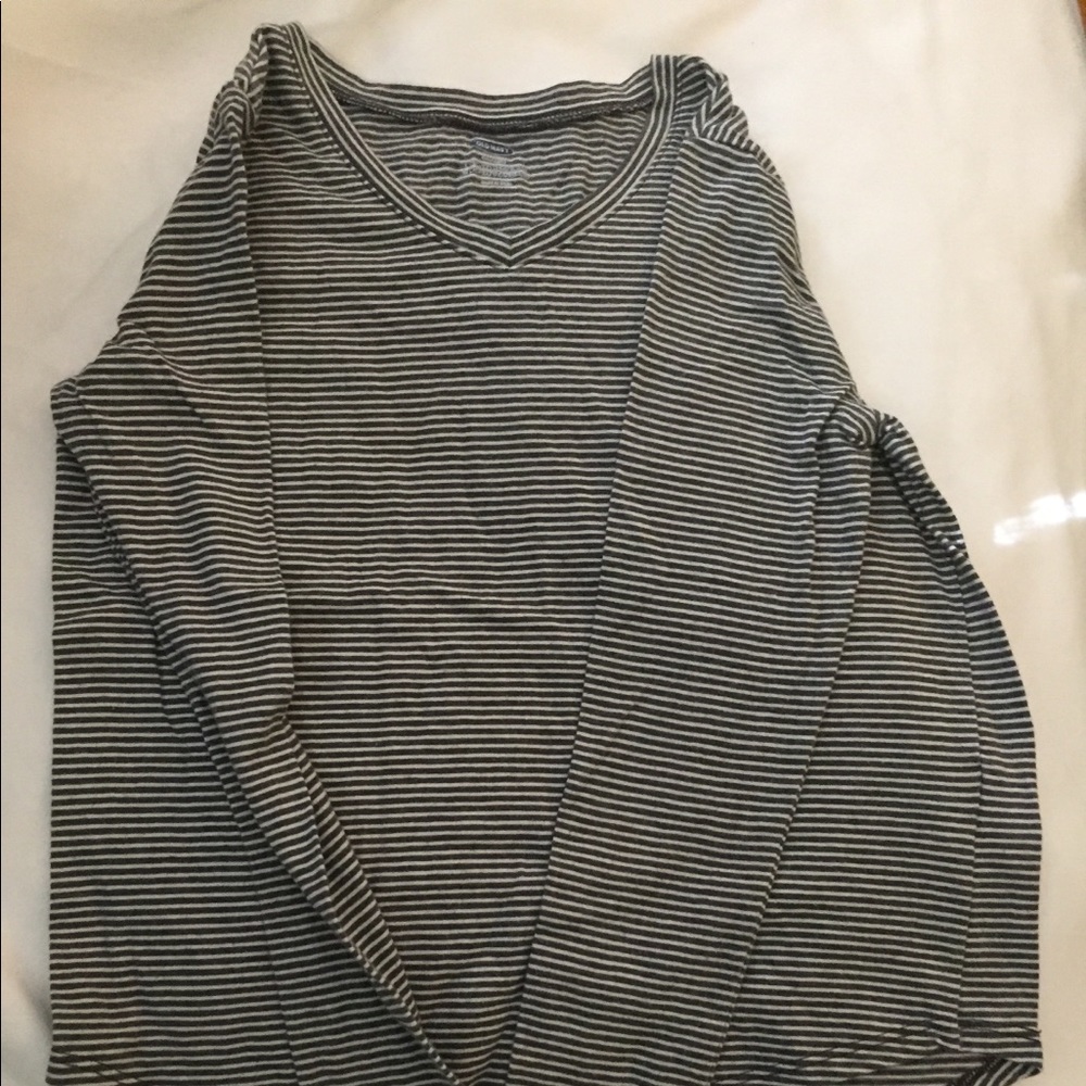 Staple black/white girls long sleeve